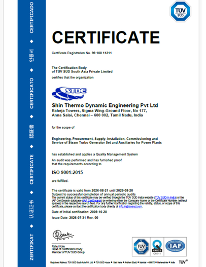 ISO Certificate